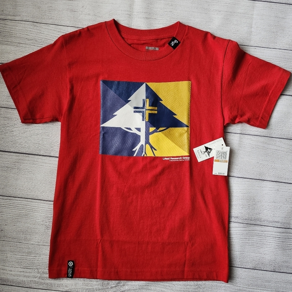 LRG Red Graphic T-Shirt Adults Or Kids Size Small Mens